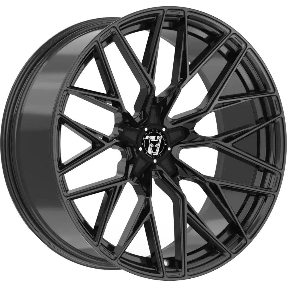 8.5x19 Wolfrace 71 Wolfsburg GTR Racing Black