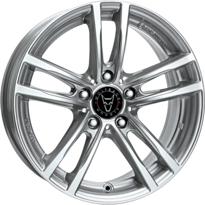 Wolfrace Eurosport TUV X10 Polar Silver Alloy Wheels
