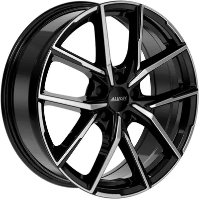 Alutec AVELENO Diamond Black Face Polished Alloy Wheels Image