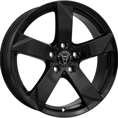 7x17 Wolfrace Eurosport TUV Kodiak Diamond Black Alloy Wheels