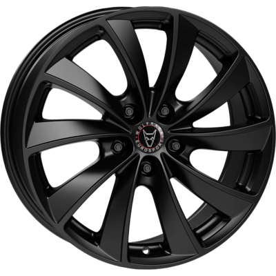 8.5x20 Wolfrace Eurosport TUV Lugano Racing black Alloy Wheels