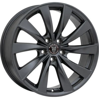 8.5x20 Wolfrace Eurosport TUV Lugano Dark Grey Alloy Wheels