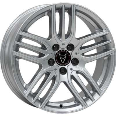 Wolfrace Eurosport TUV M14 Polar Silver Alloy Wheels