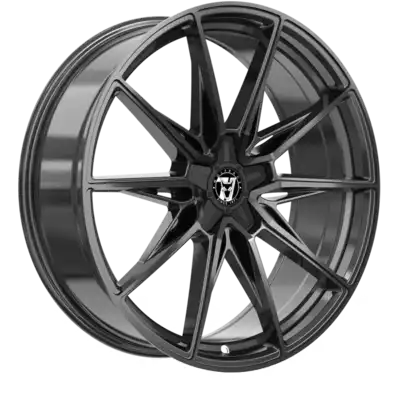 Wolfrace 71 Urban Racer Black Edition Gloss Raven Black Alloy Wheels Image