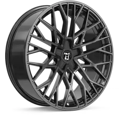 Wolfrace 71 Venom Black Edition Gloss Raven Black Alloy Wheels Image