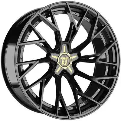 Wolfrace 71 Voodoo 50th Anniversary Gloss Raven Black Alloy Wheels Image