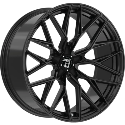 Wolfrace 71 Wolfsburg GTR Black Edition Gloss Raven Black Alloy Wheels for Cars