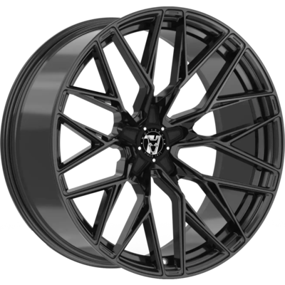 Wolfrace 71 Wolfsburg GTR Black Edition Racing Black Alloy Wheels for Cars