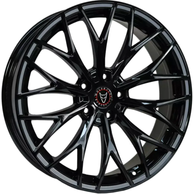 8.5x18 Wolfrace Eurosport Wolfsburg Gloss Black Alloy Wheels