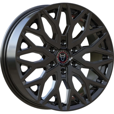 Wolfrace Eurosport Wolfsburg Super 6 Gloss Black Alloy Wheels for Cars