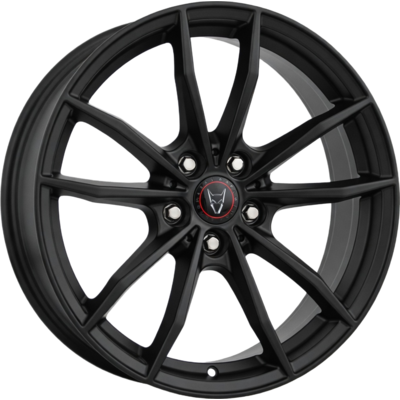 9x20 Wolfrace Eurosport TUV X12 Racing Black Alloy Wheels