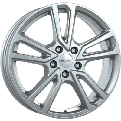 7x17 Wolfrace Eurosport TUV Tormenta Polar Silver Alloy Wheels