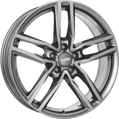 6.5x16 Alutec Ikenu Metal Grey Alloy Wheels