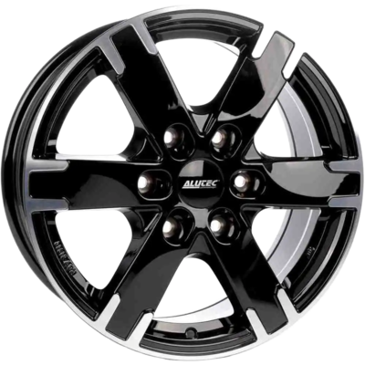Alutec Titan Diamond Black Polished Alloy Wheels