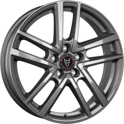 6x15 Wolfrace Eurosport TUV Astorga Graphite Alloy Wheels