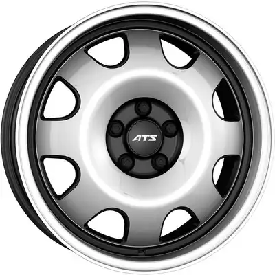 ATS Cup Diamond Black Face Polished Alloy Wheels Image