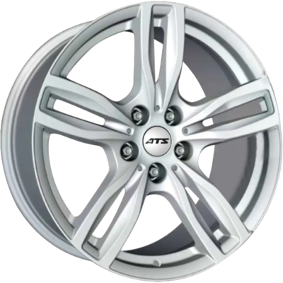 9x19 ATS Evolution Polar Silver Alloy Wheels