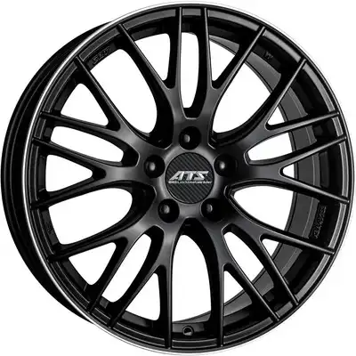 ATS PERFECTION Racing Black Front Polished Alloy Wheels Image