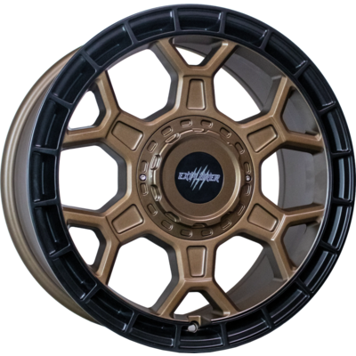 Wolfrace Explorer Black Wolf One Matt Black Bronze Alloy Wheels