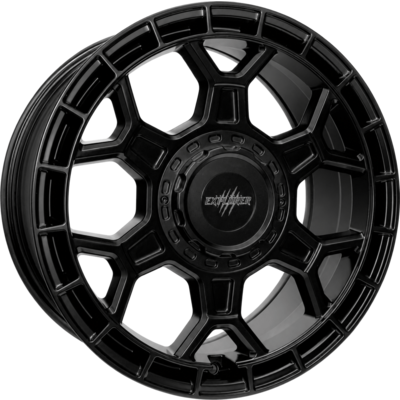 Wolfrace Explorer Black Wolf One Gloss Black Alloy Wheels