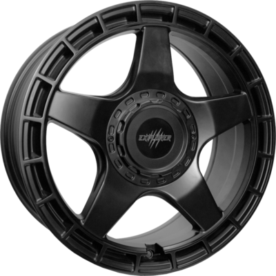 Wolfrace Explorer Black Wolf Two Matt Black Alloy Wheels