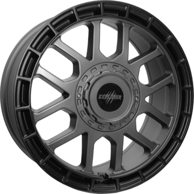 Wolfrace Explorer Black Wolf Four Matt Black Gunmetal Alloy Wheels
