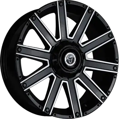 Wolfrace Explorer Kalahari Gloss Black Polished Alloy Wheels Image