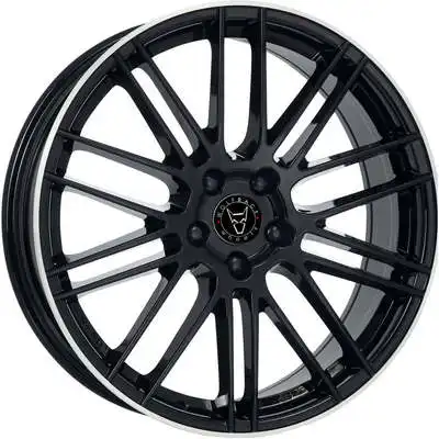 Wolfrace Eurosport TUV Kibo diamond black horn polished Alloy Wheels Image