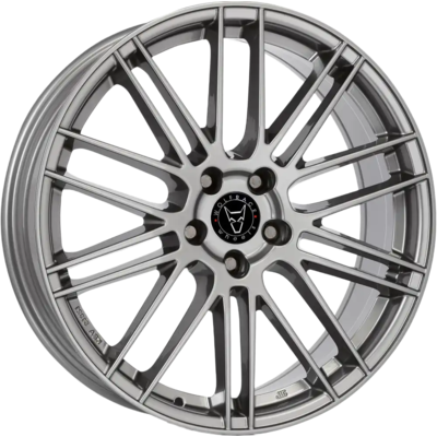 8x19 Wolfrace Eurosport TUV Kibo Metal Grey Alloy Wheels