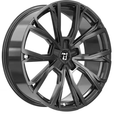 Wolfrace 71 Matrix Black Edition Gloss Raven Black Alloy Wheels Image