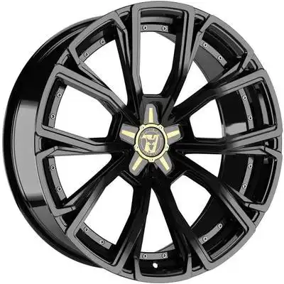 Wolfrace 71 Matrix 50th Anniversary Gloss Raven Black Alloy Wheels Image