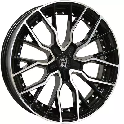 Wolfrace 71 Munich GTR Custom Gloss Raven Black Polished Alloy Wheels Image