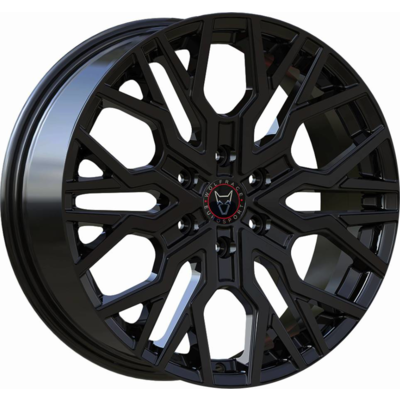 Wolfrace Eurosport Munich Super 6 Gloss Black Alloy Wheels for Cars