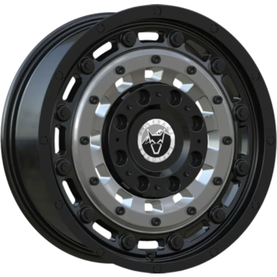 7.5x16 Wolfrace Explorer Overland 2 Matt Black Gunmetal Alloy Wheels
