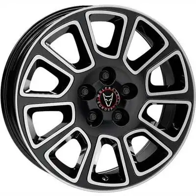 Wolfrace Eurosport TUV TRANSPORTER 2 Diamond Black Face Polished Alloy Wheels Image