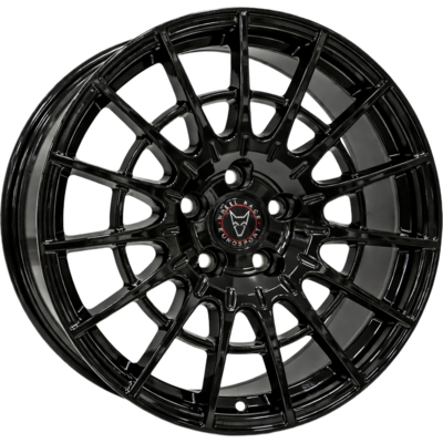 8.5x20 Wolfrace Eurosport Turismo Supert Gloss Black Alloy Wheels
