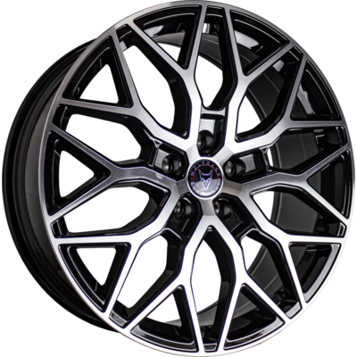 Wolfrace Eurosport Urban Racer Road Edition Gloss Black Polished Alloy Wheels