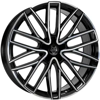 Wolfrace Eurosport GTP Gloss Black Polished Alloy Wheels Image