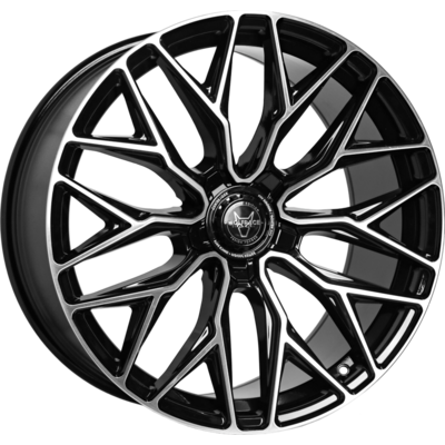 Wolfrace 71 Wolfsburg GTR Allroad Gloss Raven Black Polished Alloy Wheels