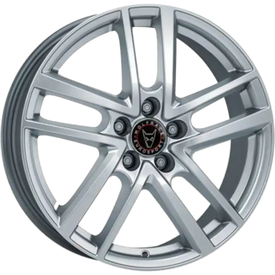 6x15 Wolfrace Eurosport TUV Astorga Polar Silver Alloy Wheels