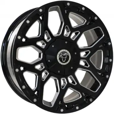 Wolfrace Explorer Sahara Gloss Black Polished Alloy Wheels Image