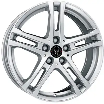 Wolfrace Eurosport Bavaro Polar Silver Alloy Wheels Image