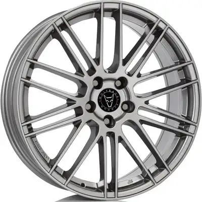 Wolfrace Eurosport TUV KIBO X Metal Grey Alloy Wheels Image