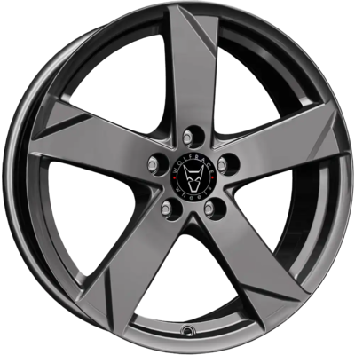 6x15 Wolfrace Eurosport TUV Kodiak Graphite Alloy Wheels