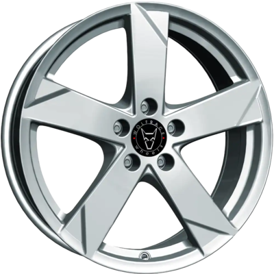 6x15 Wolfrace Eurosport TUV Kodiak Polar Silver Alloy Wheels