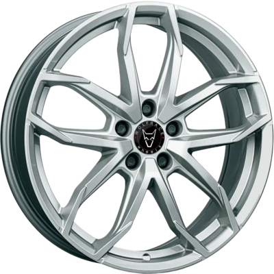 6.5x16 Wolfrace Eurosport TUV Lucca Polar Silver Alloy Wheels