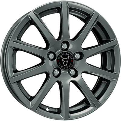 6.5x15 Wolfrace Eurosport TUV Milano Titanium Alloy Wheels