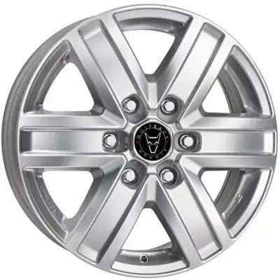 Wolfrace Eurosport TUV TRANSPORTER Polar Silver Alloy Wheels Image