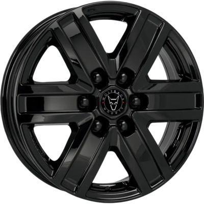 6.5x16 Wolfrace Eurosport TUV Transporter Diamond Black Alloy Wheels