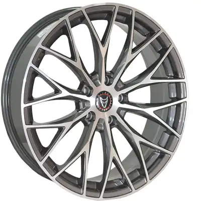 Wolfrace Eurosport Wolfsburg Gunmetal Polished Alloy Wheels Image